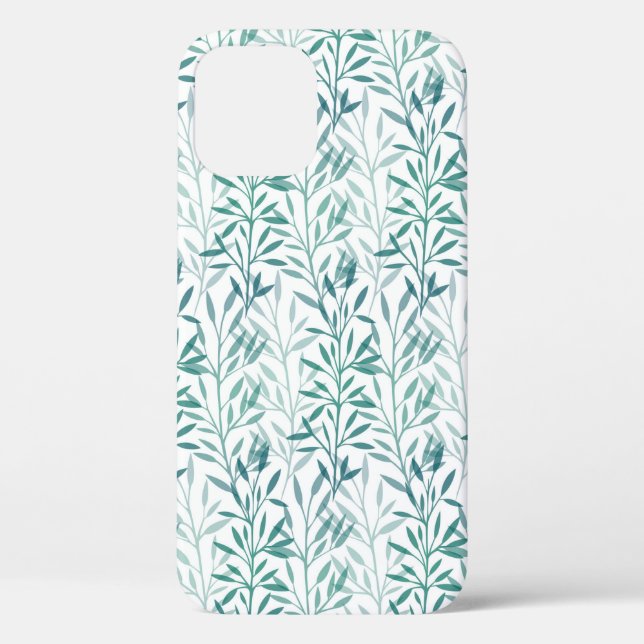 Transparente Blätter und Zweigstellen Case-Mate iPhone Hülle (Rückseite)