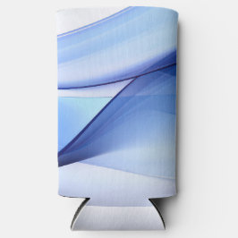 Transparente blaue und lavendelfarbene Formulare Selters Dosenkühler