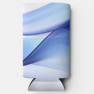 Transparente blaue und lavendelfarbene Formulare Selters Dosenkühler