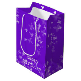 transparente Blumensammlung Mittlere Geschenktüte