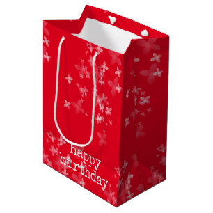transparente Blumensammlung Mittlere Geschenktüte