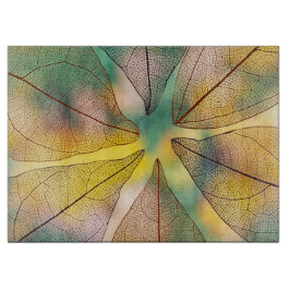 Transparente Herbstverläufe Schneidebrett