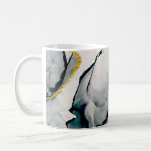 Transparente Kreativität. Abstrakte Kunstwerke. Tr Kaffeetasse