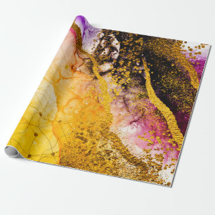 Transparente Kreativität. Abstrakte Wolken -KUNST. Geschenkpapier
