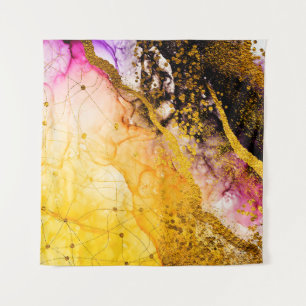 Transparente Kreativität. Abstrakte Wolken -KUNST. Wandteppich