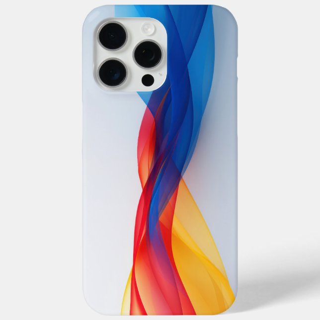 Transparente schwebende Formen in Primärfarben Case-Mate iPhone Hülle (Rückseite)