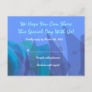 Transparente Star Bat Bar Mitzvah Antwortkarte bla RSVP Karte