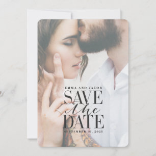 transparente Verglasung elegant modern Save The Date