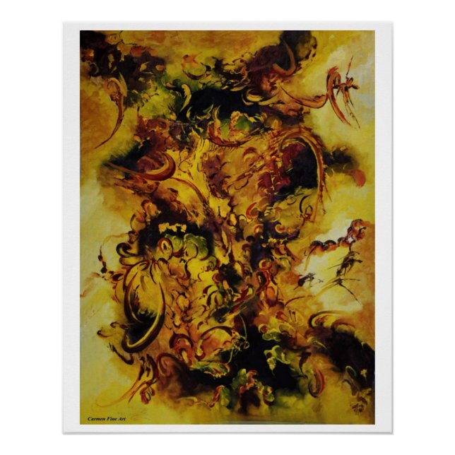 "Transparenter Akt einschließlich dunkler Luft", P Poster (Vorderseite)