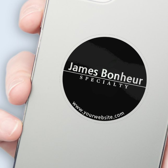 Transparenter oder opaker einfacher moderner Text  Aufkleber (Von Creator hochgeladen)