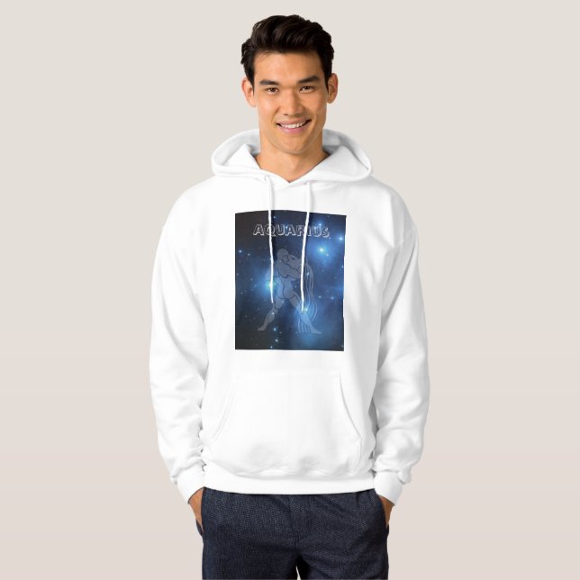 Transparenter Wassermann Hoodie (Vorne ganz)