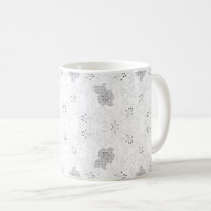 Transparentes Gitter-Overlay – Editierbare PNG-Tex Kaffeetasse
