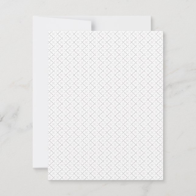 Transparentes Grid PNG | Texturüberlagerung bearbe RSVP Karte (Vorderseite)