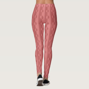 Transparentes Halbkreis-Muster Leggings