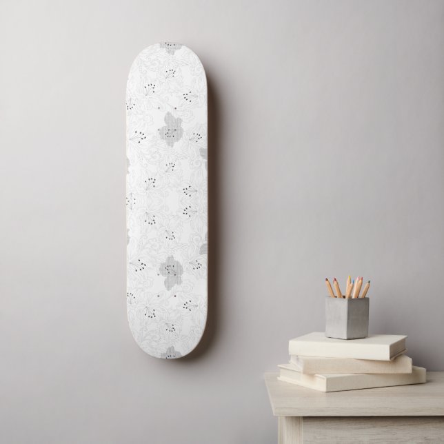 Transparentes Raster-Overlay-Skateboard | Editierb Skateboard (Wandkunst)