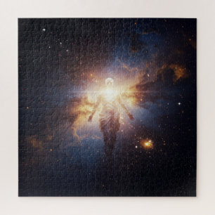 Transparentes spirituelles Glühen im Weltraum Puzzle