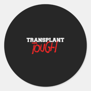 Transplantat Hart Runder Aufkleber