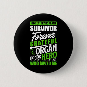 Transplantat Organ Niere Spender Empfänger Button