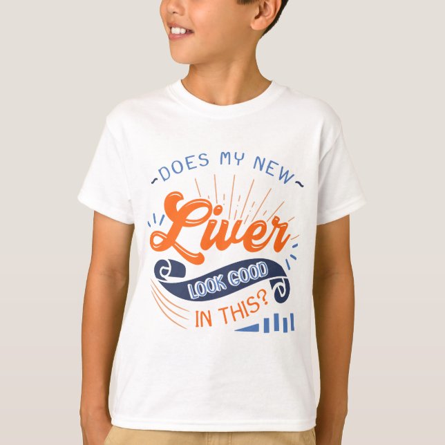 Transplantation der Leber Transplantation Organ T-Shirt (Vorderseite)