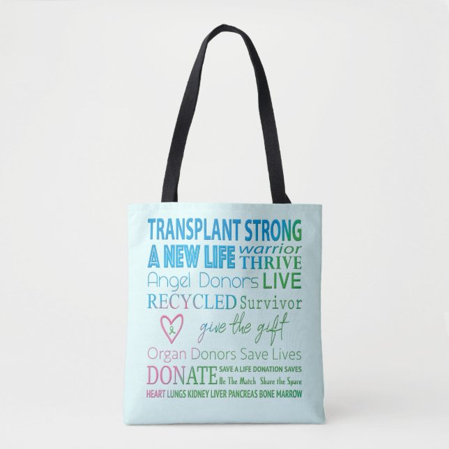 Transplantation Tasche der starken Organspende (Vorderseite)
