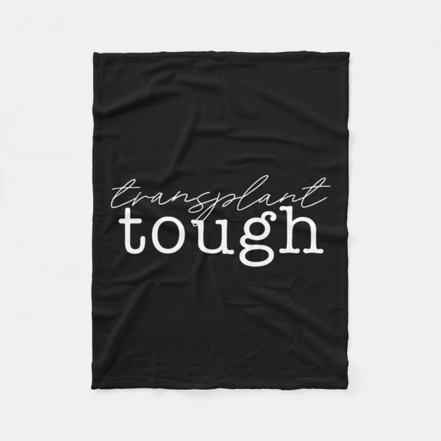 Transplantation Tough Nierensorgel Nierentransplan Fleecedecke (Vorderseite)