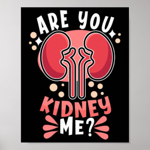 Transplantationsbewusstsein Nierenkrankheit Dialys Poster