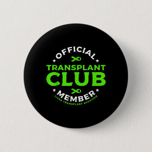 Transplantationsclub-Mitglied Lebertransplantation Button