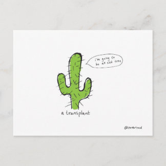 Transplantationspostkarte Postkarte