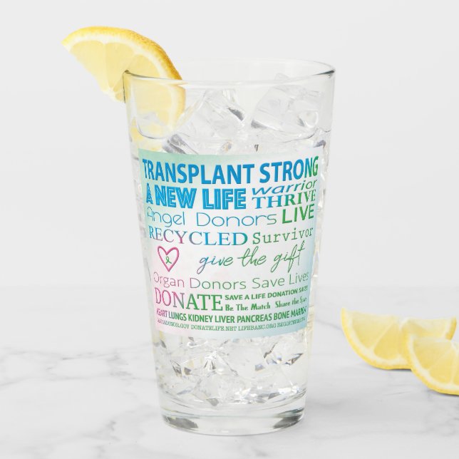 Transplantationsstarkes neues Lebenskonzept Glas (Vorderseite Ice)