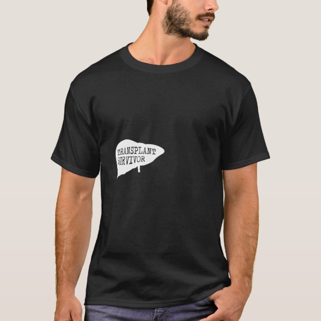 Transplantatüberleben Lebendige Brave Patie Retten T-Shirt (Vorderseite)