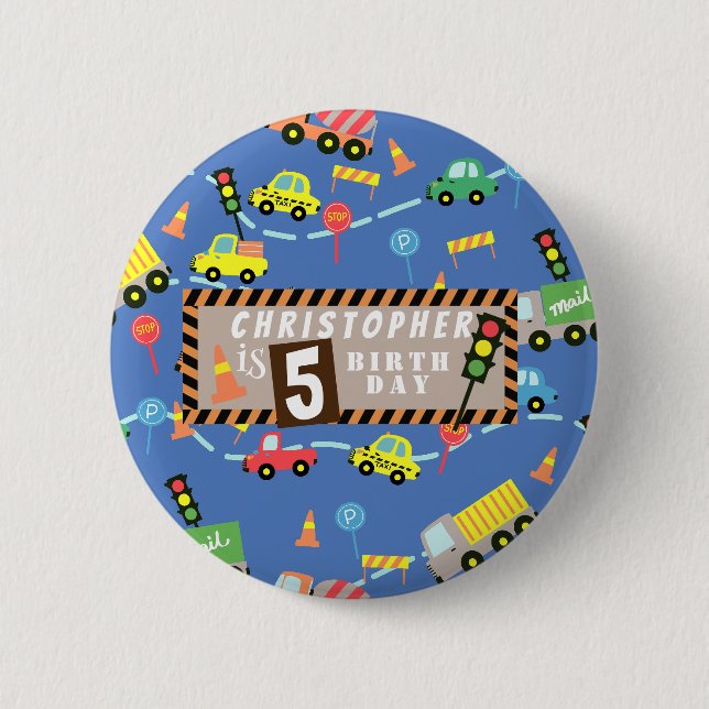 Transport Blue Button (Vorderseite)
