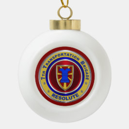 Transport Brigade Expeditionary Keramik Kugel-Ornament