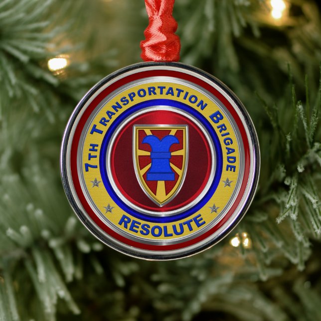 Transport Brigade Weihnachten Ornament Aus Metall (Baum)