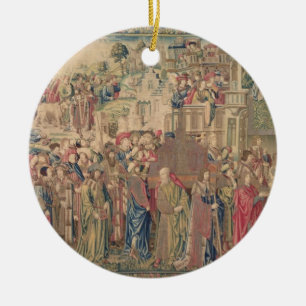 Transport der Arche des Vertrages, Tapestr Keramik Ornament