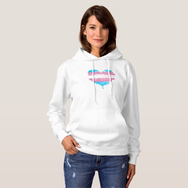 TRANSPORT-HERZ - TRANSPORT-LIEBE - HOODIE (Vorne ganz)