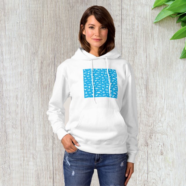 Transport Icons Womens Hoodie (Von Creator hochgeladen)