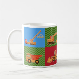 Transport-schwere Ausrüstung - Collage Kaffeetasse
