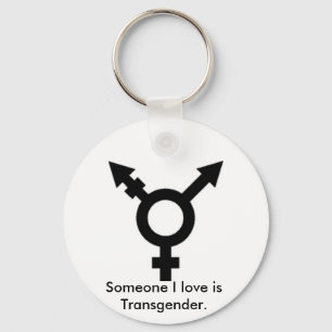 Transport-Symbol, jemand i-Liebe ist Transgender. Schlüsselanhänger