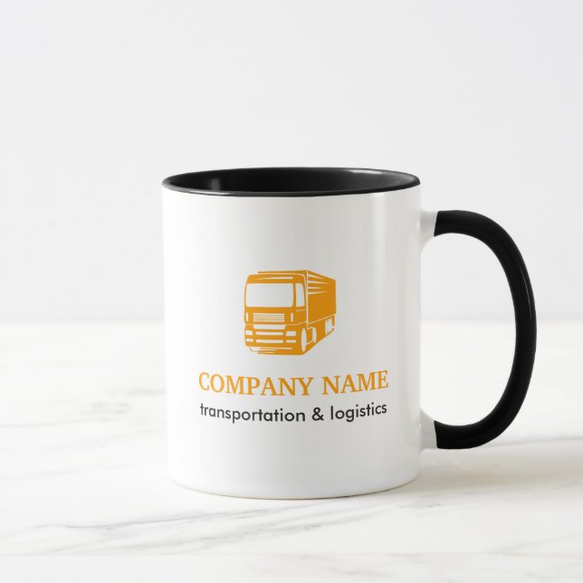 Transport und Logistik-Logo-Tasse Tasse (Rechts)