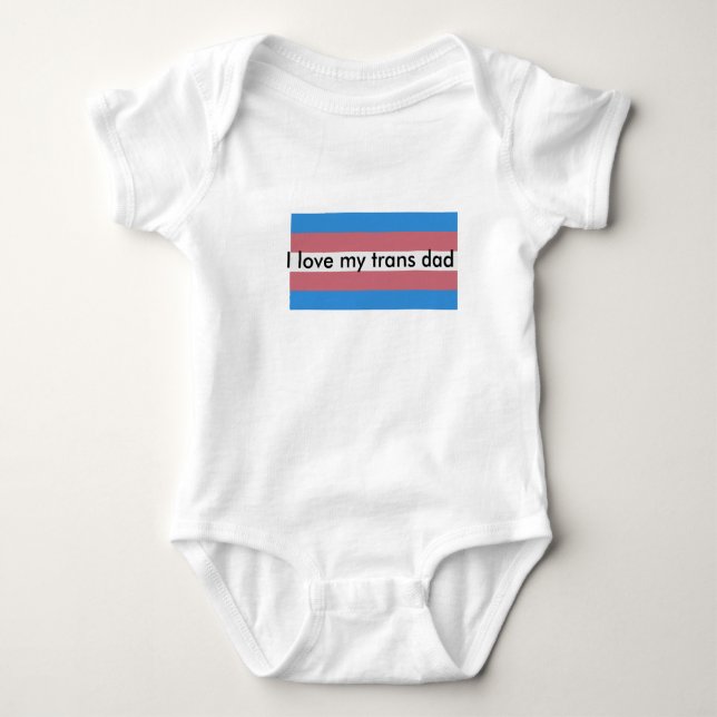 Transport-Vati-Shirt Baby Strampler (Vorderseite)