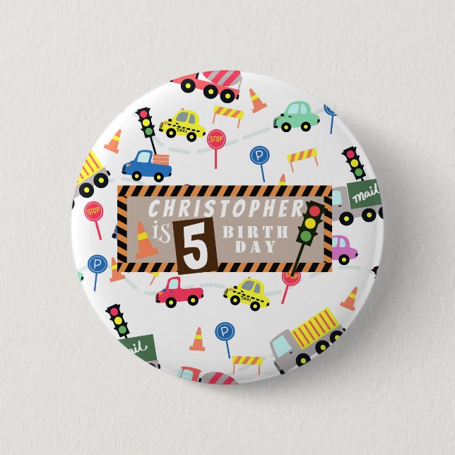 Transport White Button (Vorderseite)
