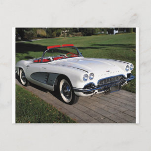 Transportation 077,Oldtimer,Corvette,ein Klassiker Postkarte