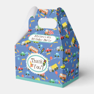 Transportation Blue Favor Box Geschenkschachtel