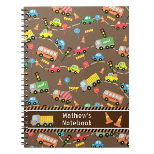 Transportation Brown. Notizbuch Notizblock