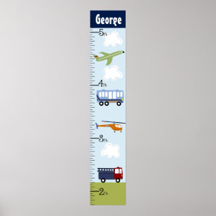 Transportation Growth Chart Behalte bei 8x44! Poster