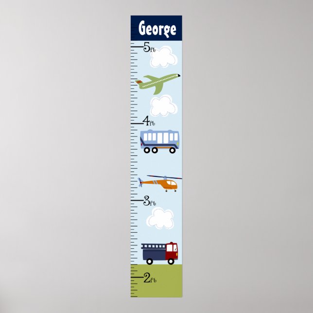 Transportation Growth Chart Behalte bei 8x44! Poster (Vorne)
