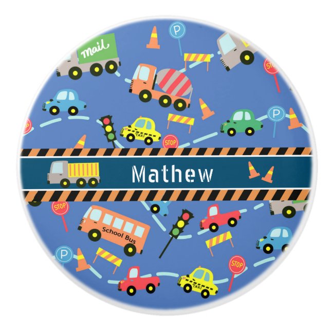 Transportboys Blue Keramikknauf (Vorderseite)