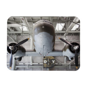Transportflugzeug C-47 Dakota aus dem Zweiten Welt Magnet