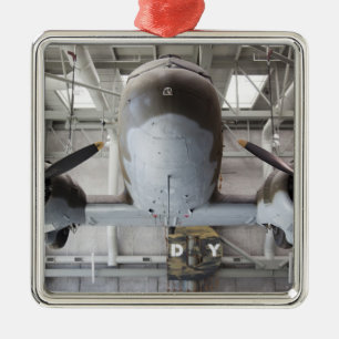 Transportflugzeug C-47 Dakota aus dem Zweiten Welt Ornament Aus Metall