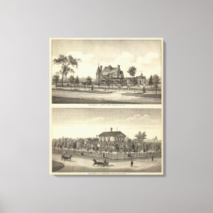 Transportgestell und Kilpatrick, Nebraska Leinwanddruck